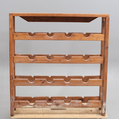 MICHAEL NOLL. A wine rack, aluminium, Eichholtz, 2000s. Silver