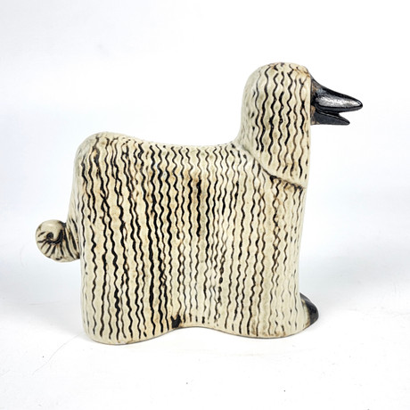 LISA LARSON (1931-2024). “Poodle”, white, from the series Kennel