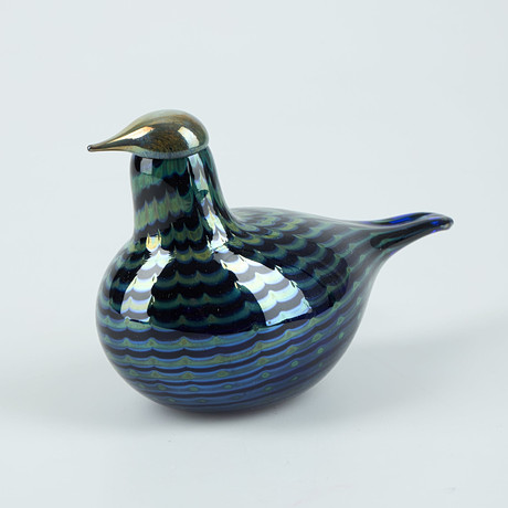 OIVA TOIKKA. GLASS BIRD. “Haahka”. Signed O. Toikka Nuutajärvi