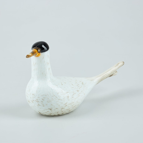 OIVA TOIKKA. bird, Napapiirin Lasi Finland, signed O. Toikka