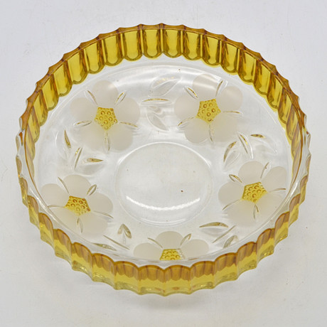 Vera Walther, 3 glass objects, 1980s (3). Glass - Art glass