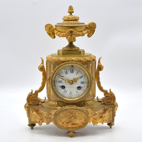 Neo-Rococo Ormolu clock “Julien LeRoy in Paris”, around 1850/70