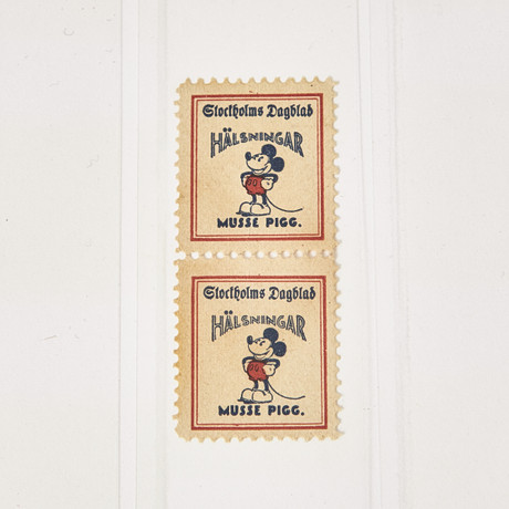 DISNEY, original etching, Mickey Mouse dances, numbered 15/500