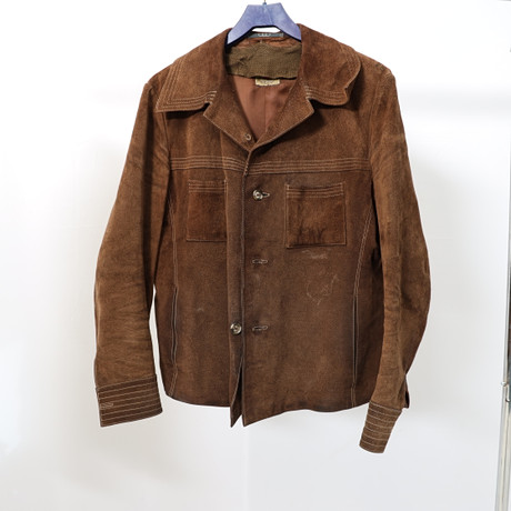 LEATHER JACKET, for men, Malung's stores, 1970s / 80s. Vintage