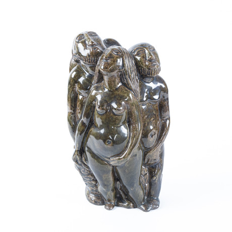ÅKE HOLM. “Expelling from Paradise”, sculpture, 1940s/50s
