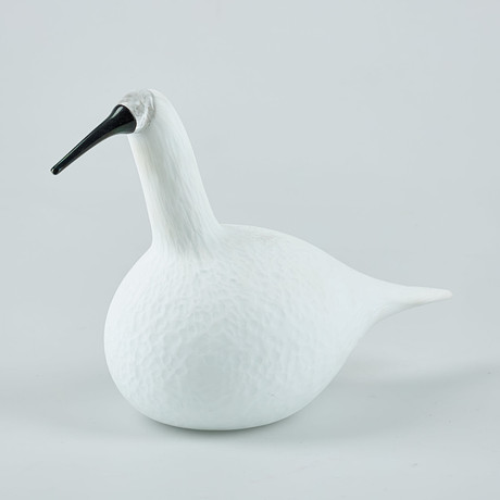 OIVA TOIKKA. bird, Napapiirin Lasi Finland, signed O. Toikka