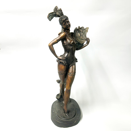 D.H. CHIPARUS. ART DECO BRONZE DANCER. Art - Sculptures & Bronzes