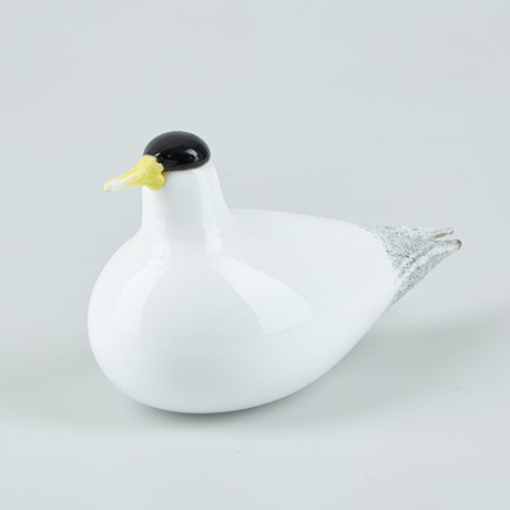 OIVA TOIKKA. bird, Napapiirin Lasi Finland, signed O. Toikka