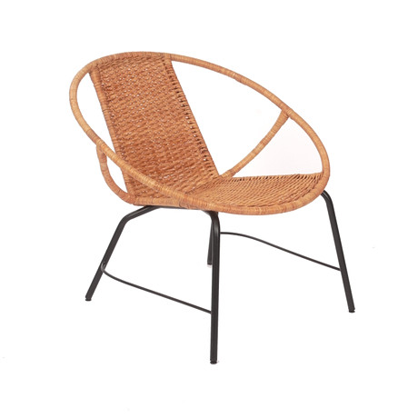 IKEA チェア　NANDOR Ikea Nandor Wicker & Metal Dining Chairs - Set of 4 - AptDeco