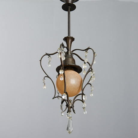 TAKLAMPA, Swedish Grace, 1920-tal. på auktion hos Formstad Auktioner