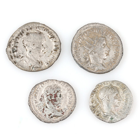 MYNT, 4 st, silver, Rom, bl.a. Elagabalus, 218-222 e.Kr.