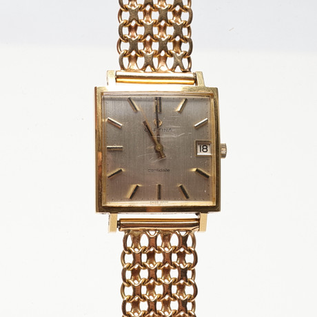 ARMBANDSUR, guld, 18k, total vikt ca 69,2 gram, Certina.