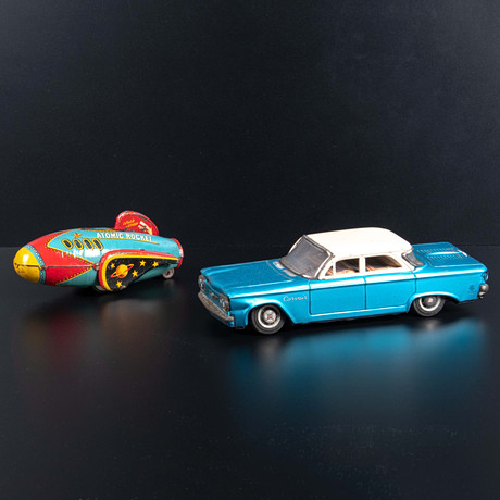 MODEL CAR, metal/resin, Chevrolet Belair, 1954, Brooklin Models, 1
