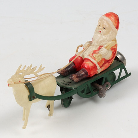 BIRGITTE FRIGAST. Doll, Santa girl with knitting basket, Denmark