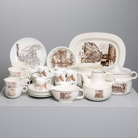 HILKKA-LIISA AHOLA. Tableware parts, 5 pieces, Arabia, Finland