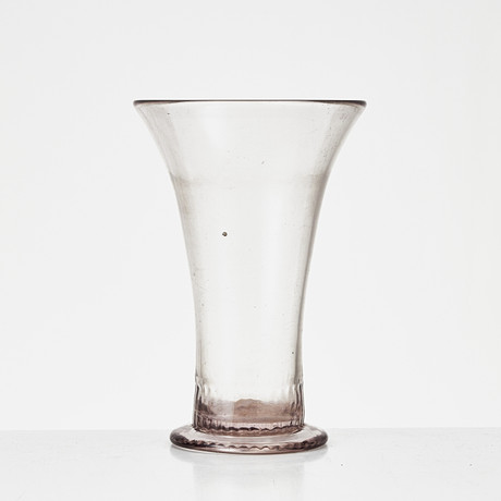 MARC NEWSON. Ashtray, blue glass pulp, Blend Collection, 1996
