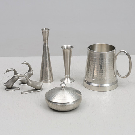 ROYAL SELANGOR, FOUR SEASONS COLLECTION - BOXED PEWTER TEA CADDY