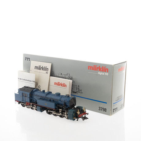 MÄRKLIN 3798, tender locomotive, digital H0, BR 96 Gt 2 4/4 blue