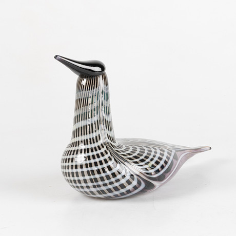 OIVA TOIKKA. GLASS BIRD, blue 