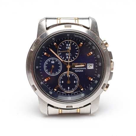 SEIKO ALBA CARIB, Wristwatch, Alarm, Chronograph, Timer, Steel