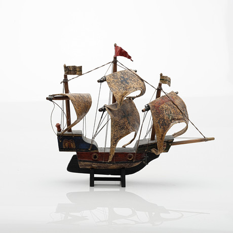 SHIP MODEL, dragon boat, China, 18th/20th century. Collectables