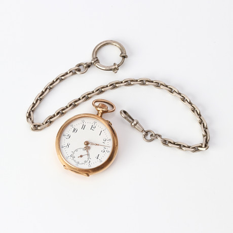 WOMEN'S POCKET WATCH, with necklace, metal, Ritma, 1900s. Clocks
