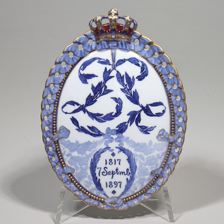 価格応相談　Ake Holm #202 Adam och Eva ÅKE HOLM, plaque, Adam & Eva, stoneware with use decor. Ceramics