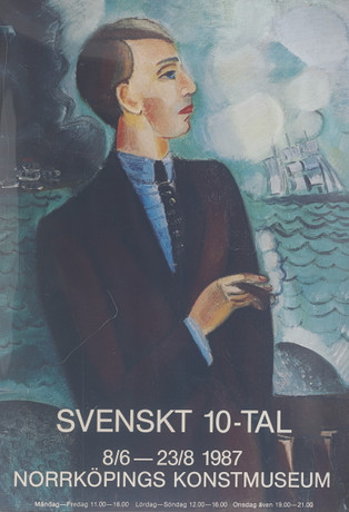 EXHIBITION POSTER, Mats Gustafson, Rhösska museum. Art
