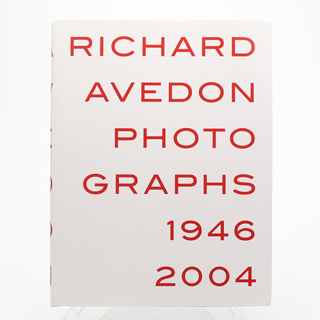 RICHARD AVEDON, The American west. New York 1985. Signed Avedon