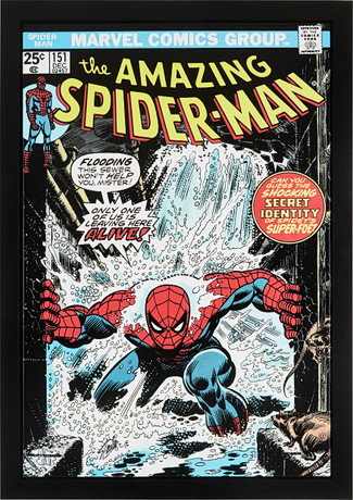 STAN LEE (1922-2018). "The Amazing Spiderman #151 - Only One Of Us Is Leaving Here Alive!". på auktion hos Stockholms Auktionsverk Magasin 5