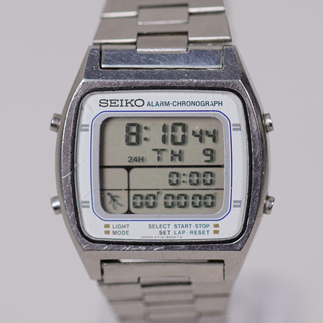 ARMBANDSUR, Seiko A714-5000 "Running Man" LCD Quartz Chronograph, 1984.