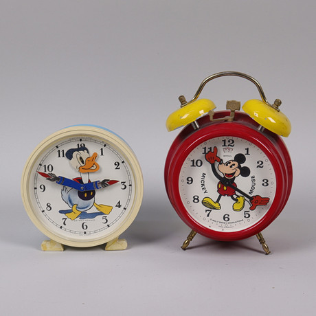 TABLE CLOCK/ALARM CLOCK, collection, 20 pcs, second half of the