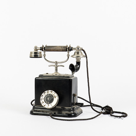 激安出品★「Expoga-Danmark」1972アンティークテレフォン★ A desk telephone, “The Only Antique Copenhagen Telephone”, Expoga