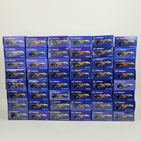 MODELLBILAR, 81 st, Volvo Collection, Editions Atlas Collection., såld på svensk auktion för 1 017 kr