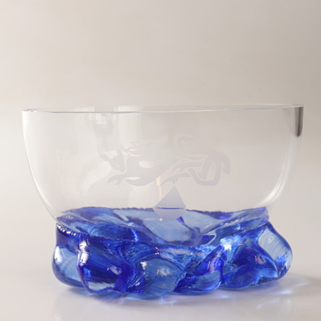 OIVA TOIKKA. Sculpture, art glass, 