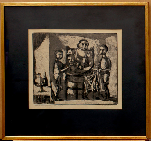 DISNEY, original etching, Mickey Mouse dances, numbered 15/500