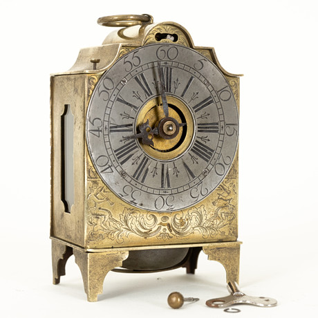 MATTHEW NORMAN. Tischuhr/Reiseuhr, Messing, Modell '' 1751