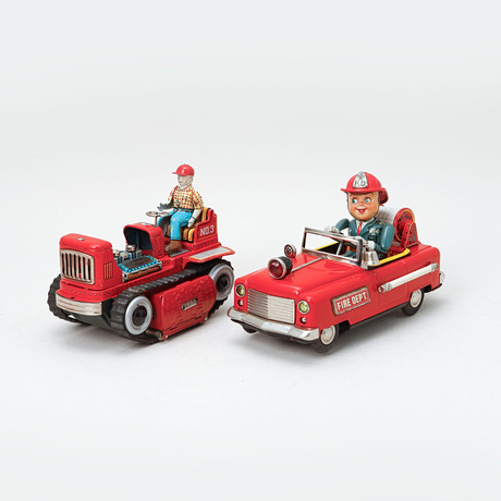 NOMURA TOYS, toy car, “Mystery action car. Fire Chief”, a fire