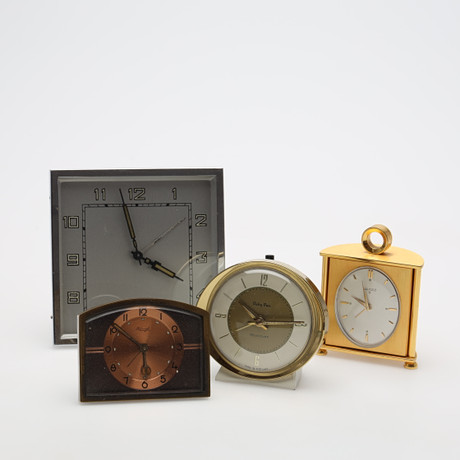 Matthew Norman, a brass travel alarm clock/alarm clock, England