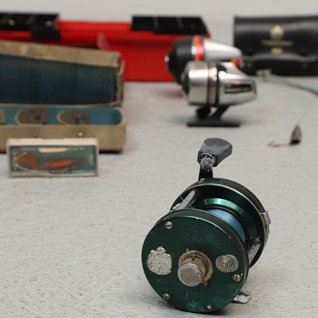 A Record Ambassadeur 5000 SG fishing reel, Abu, Swingsta, later