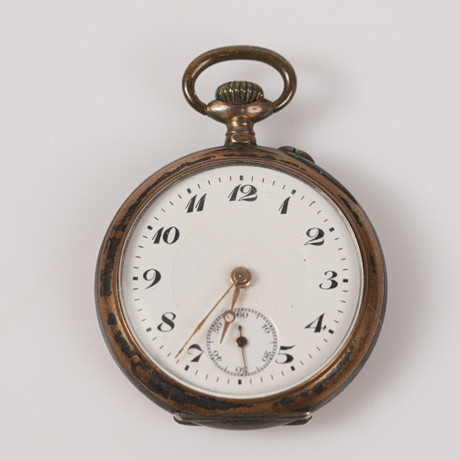 WOMEN'S POCKET WATCH, with necklace, metal, Ritma, 1900s. Clocks