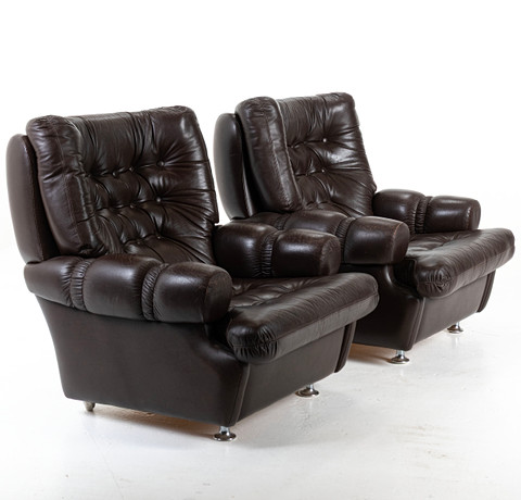 GISKE CARLSEN. Armchair, for Kleppe furniture factory, 1970s