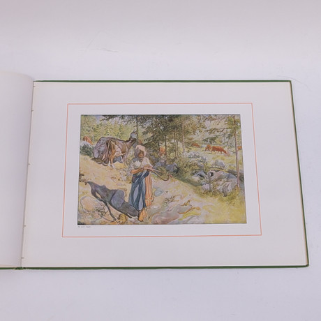FYRA BÖCKER: CARL LARSSON, EINAR NERMAN, FRITHIOFS SAGA OCH BARNABOK.
