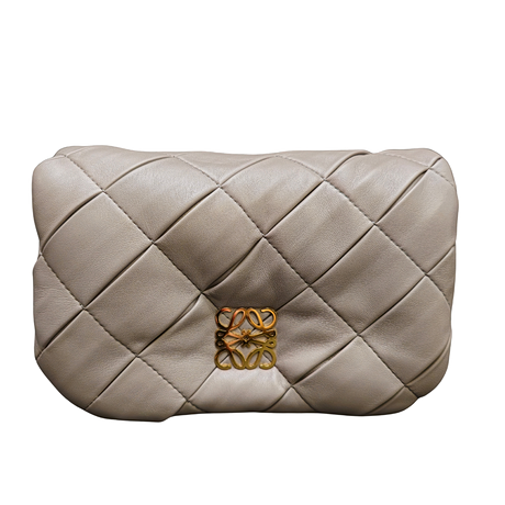 LOEWE. Mini goya. väska i skinn.