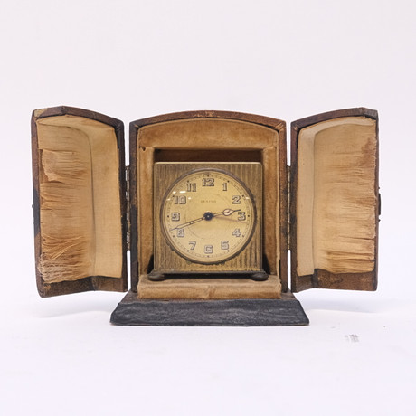MONTBLANC, travel alarm clock / clock, model 'Pix', quartz