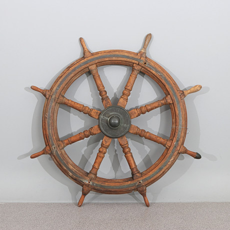 SHIP STEERING WHEEL, John Hastie & Co Ltd, Engineers Greenock