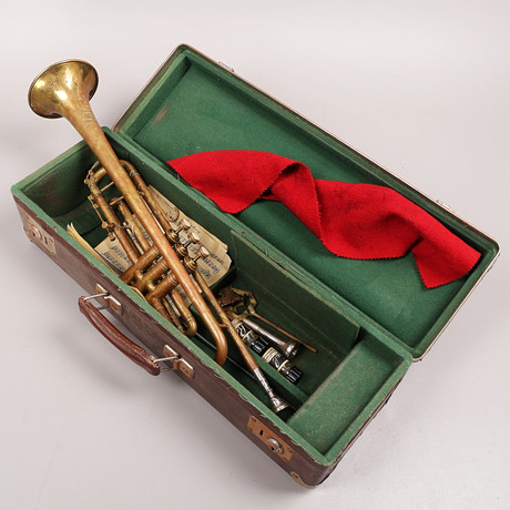 A brass trumpet, “Regent II”, Boosey & Hawkes, England