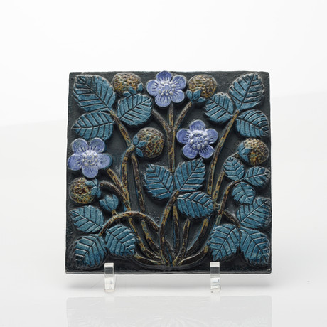 LISA LARSON. Wall plaque, stoneware, from the 