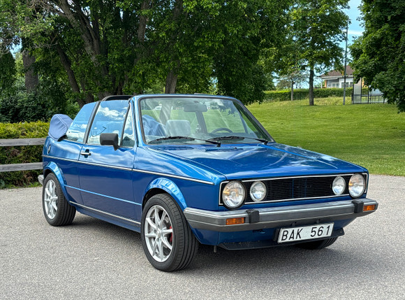 VOLKSWAGEN GOLF CABRIOLET CLI, 1985, Tyskland.