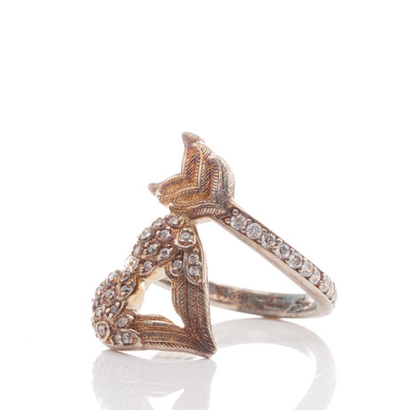 THOMAS SABO. Ring, Roséförgyllt sterlingsilver, Cubic zirkoner. på auktion hos Garpenhus Auktioner